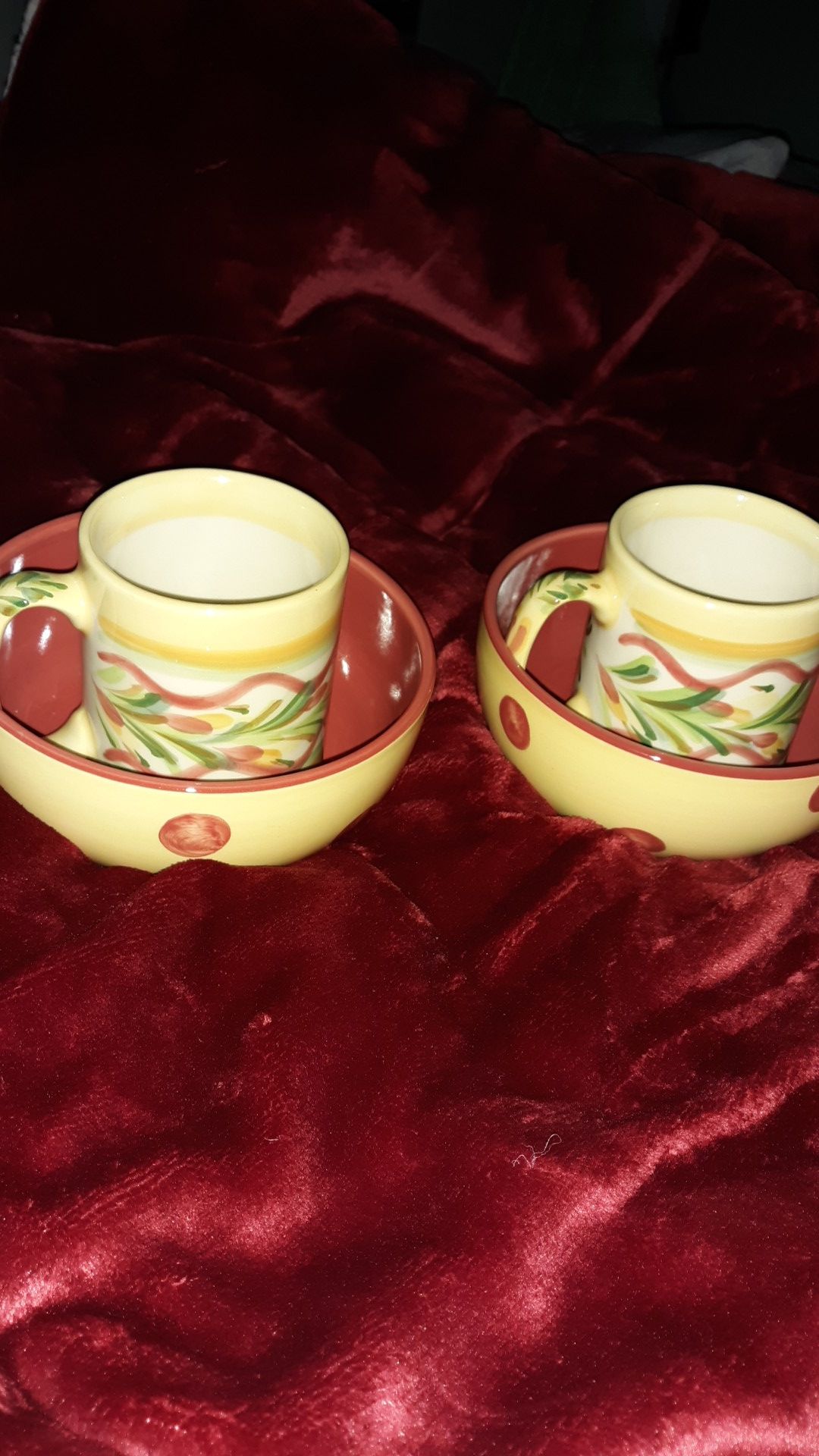 Coffee and bowl set
