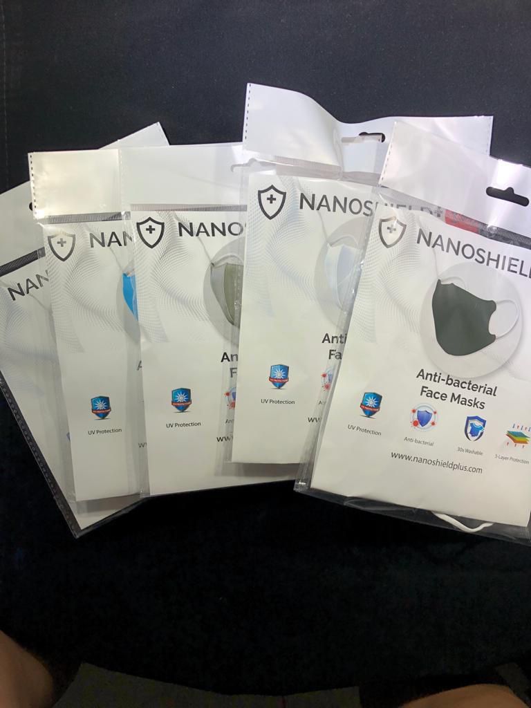 Nano shield plus masks (3 in a pack) Nano fabric