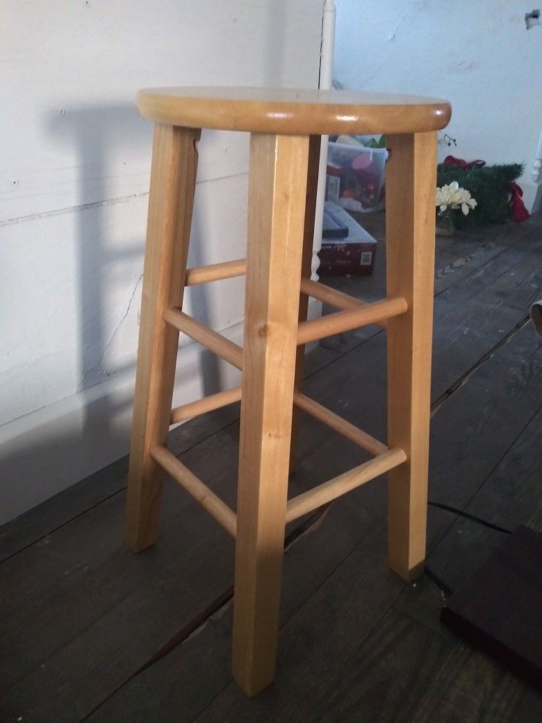 Wooden Bar Stool