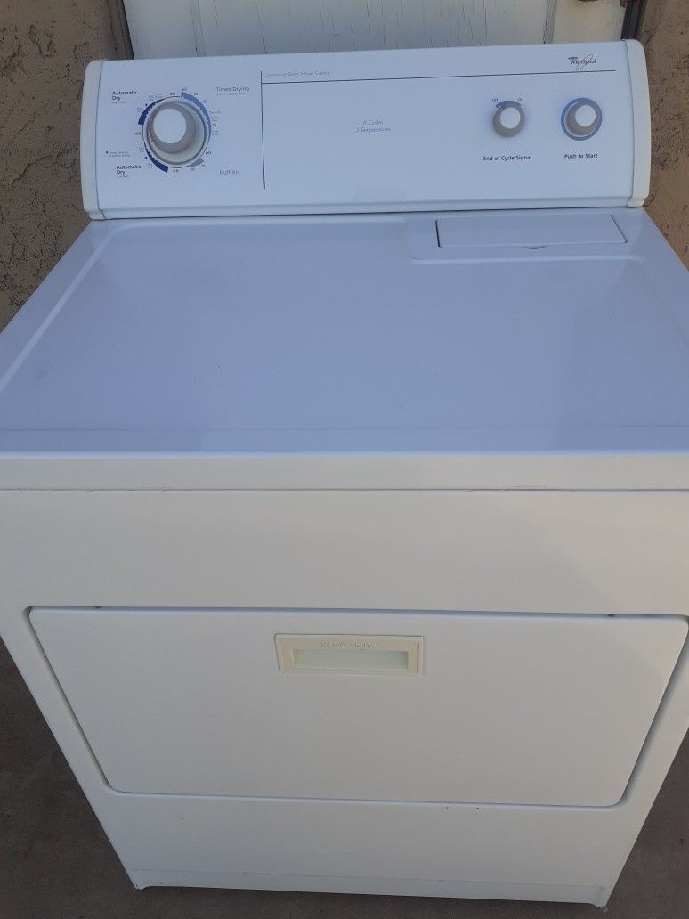 Whirlpool Dryer 6 Cycles Super Capacity