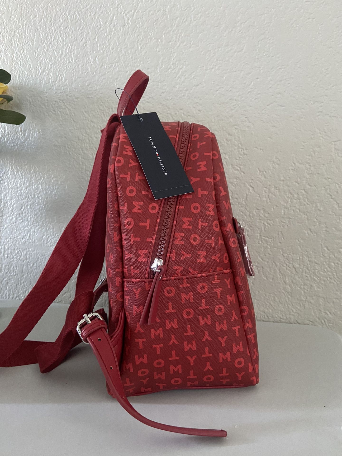 Tommy Hilfiger Red Backpack