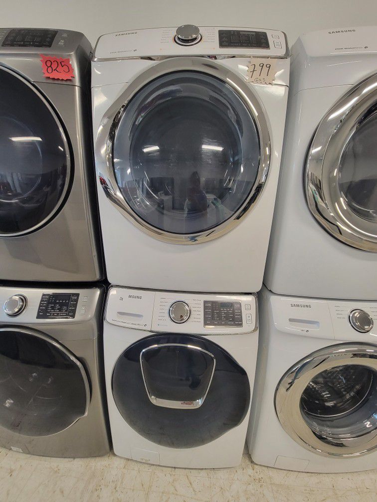 Samsung Front Load Washer And Gas Dryer Set Used In Good Condition With 90day's Warranty 
