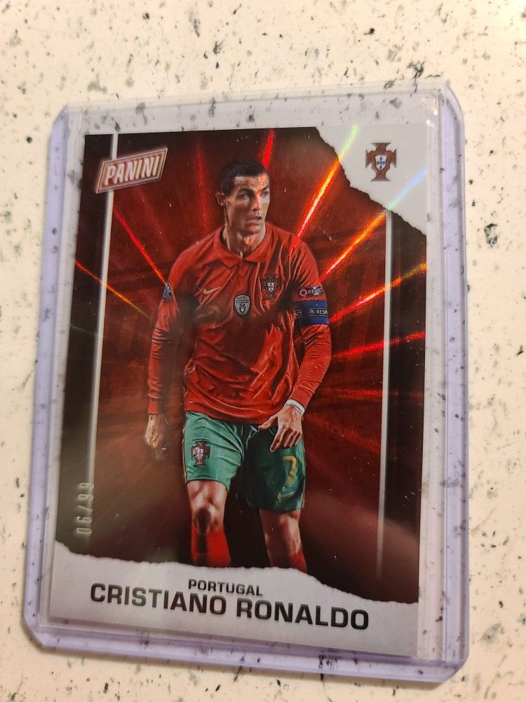 2021 Panini Father's Day Rainbow Spokes Parallel #CR Cristiano Ronaldo #06/99