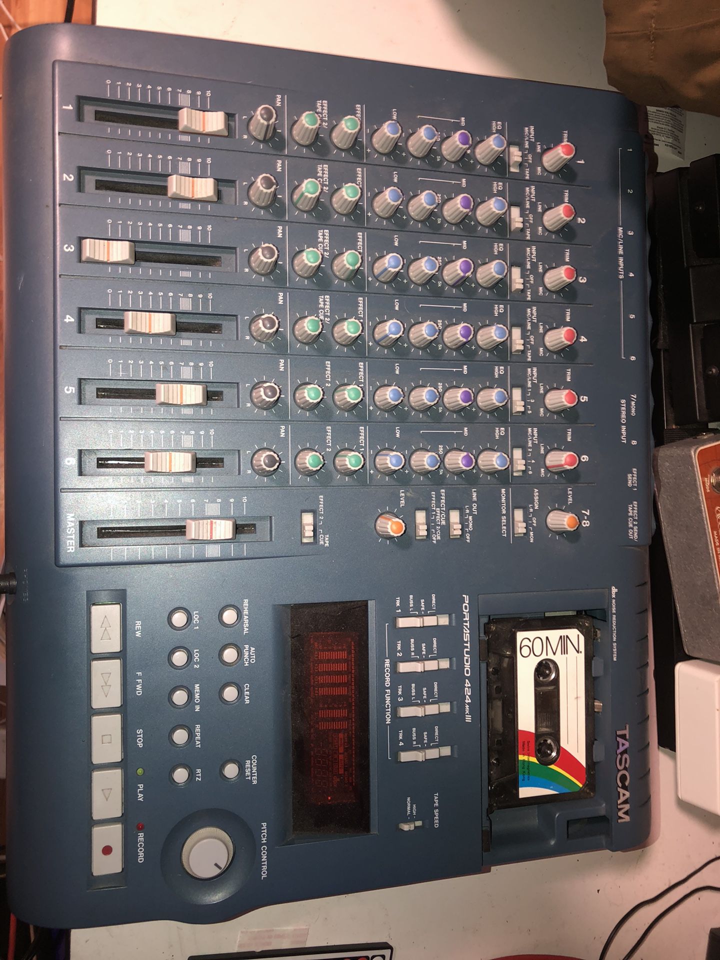 Tascam 424mk3 8 Track Recording Console 