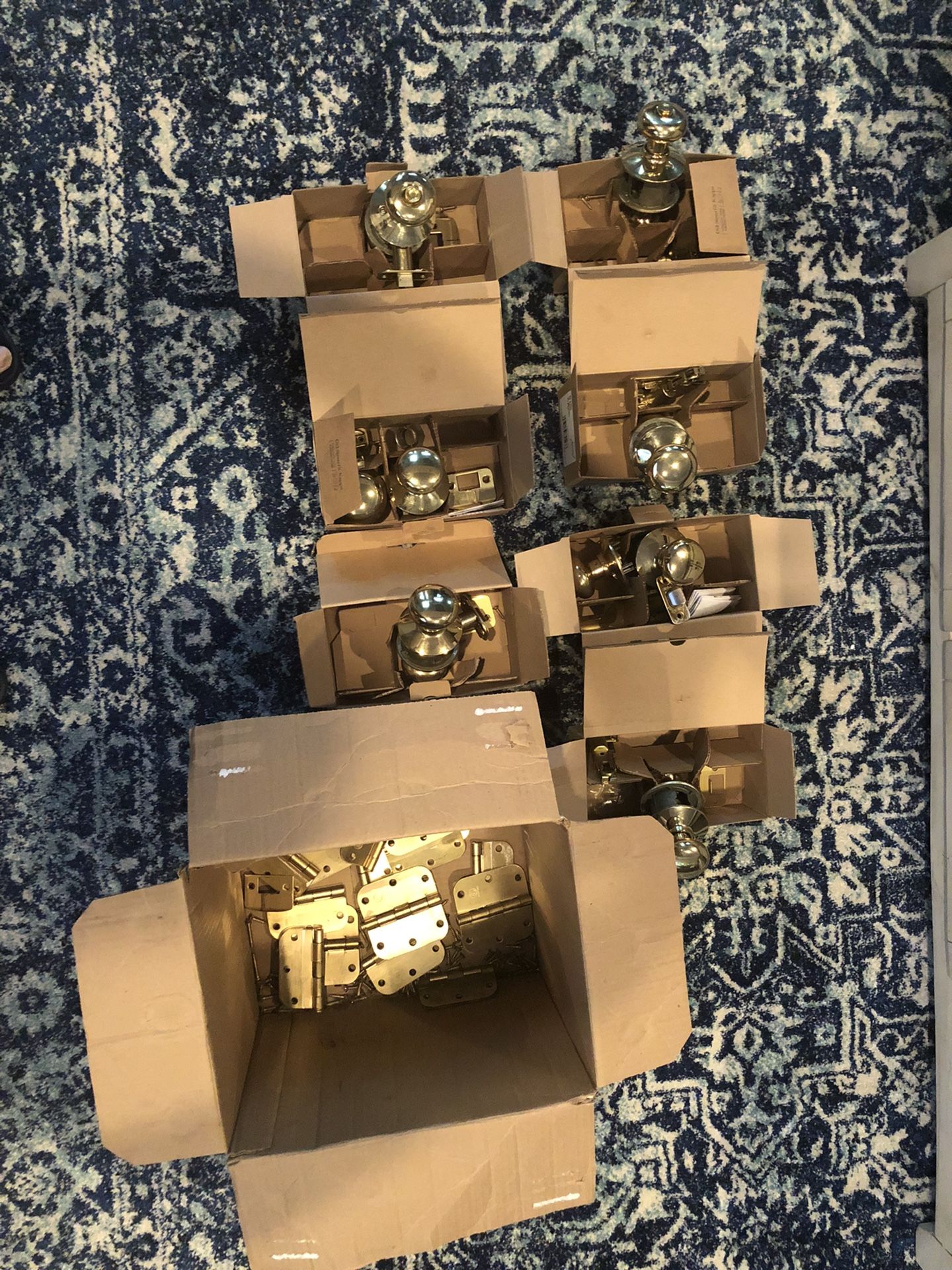 Gold Door Knobs And Door Hinges