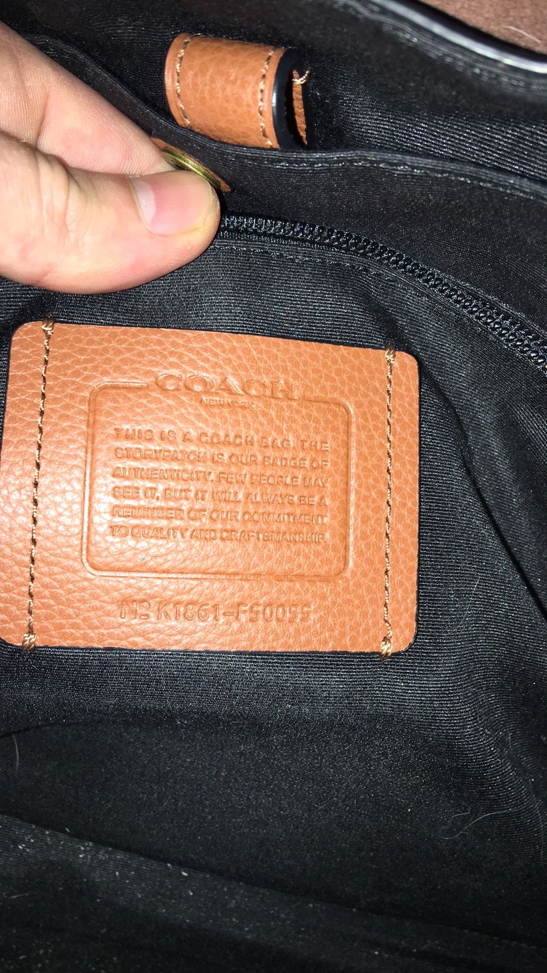 Coach Messenger/ Laptop Bag No#K1861-F50055