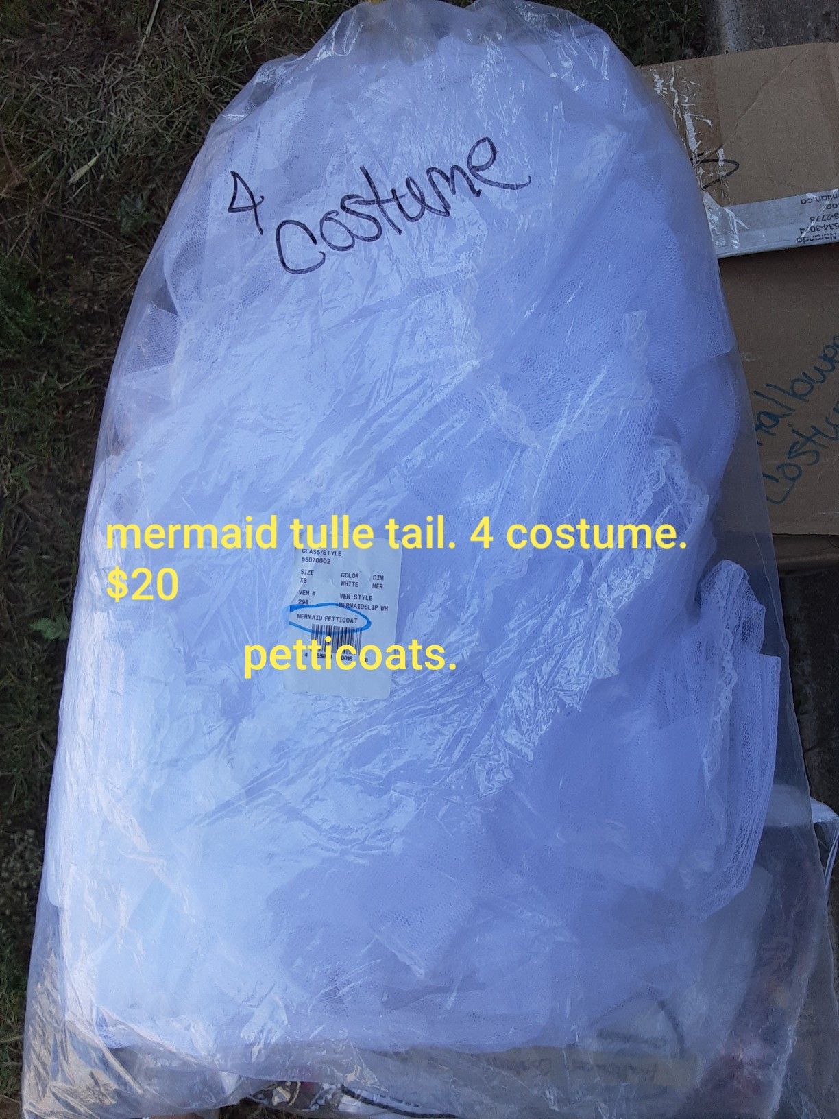 Mermaid petticoat 4 costume $20