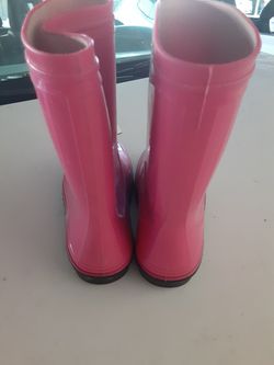 Girls Size 11 Toddler Pink Rainboots Boots $4 In Huntington Beach 🏖️ Rain Thumbnail