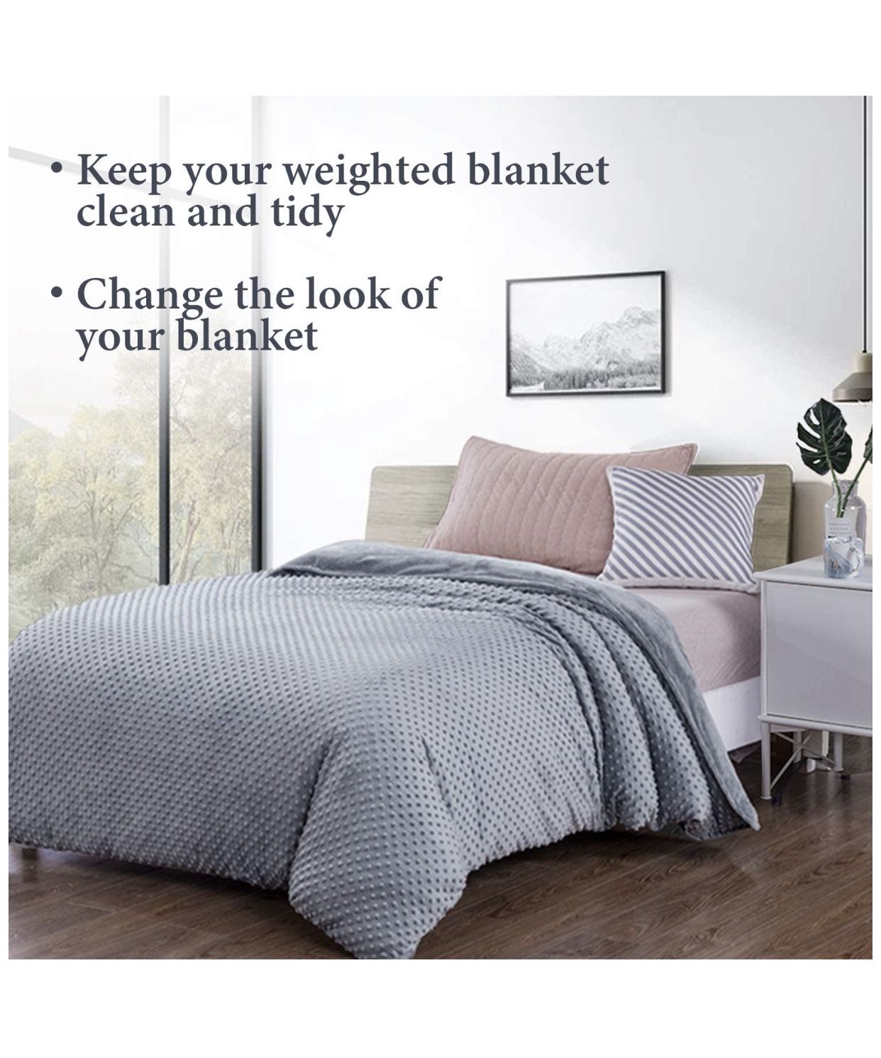 Duvet Cover for Weighted Blankets