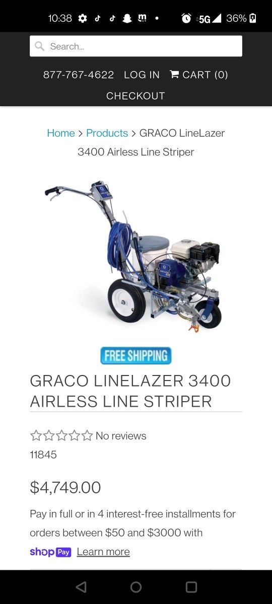 Graco Line Lazer 3400