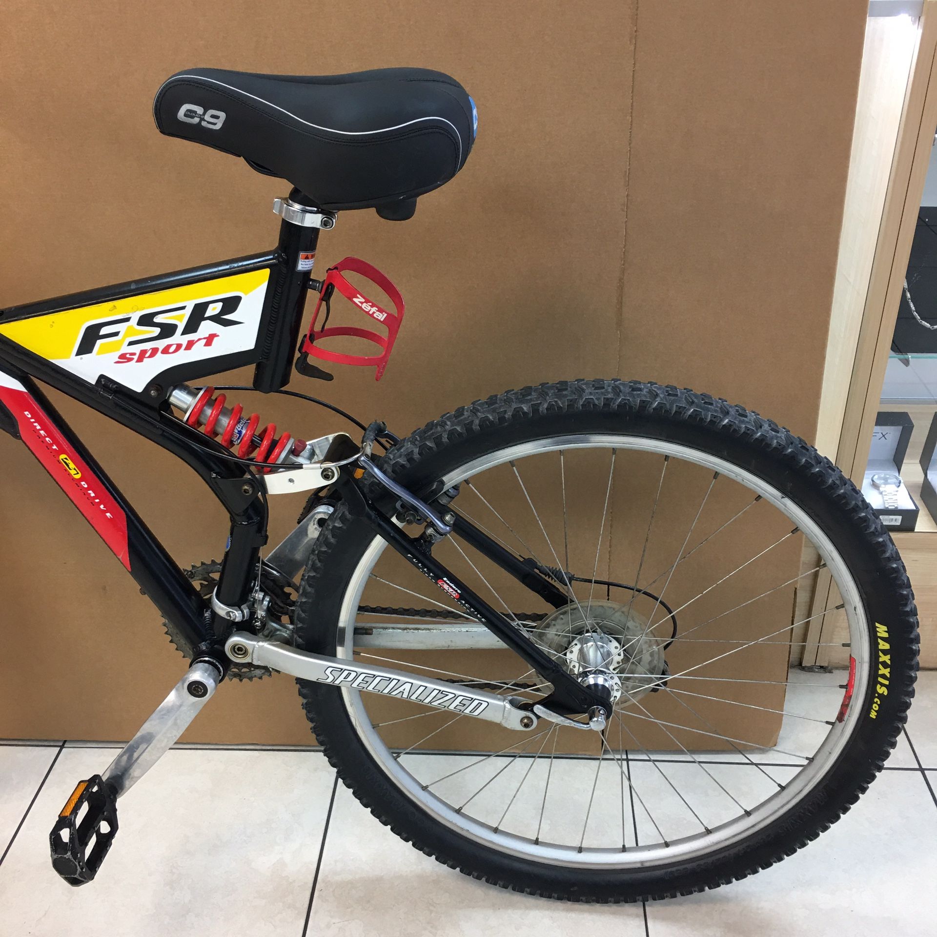 1999 SPECIALIZED FSR COMP RETRO CLASSIC FULL SUSPENSION DOWNHILL / CROSS COUNTRY BIKE