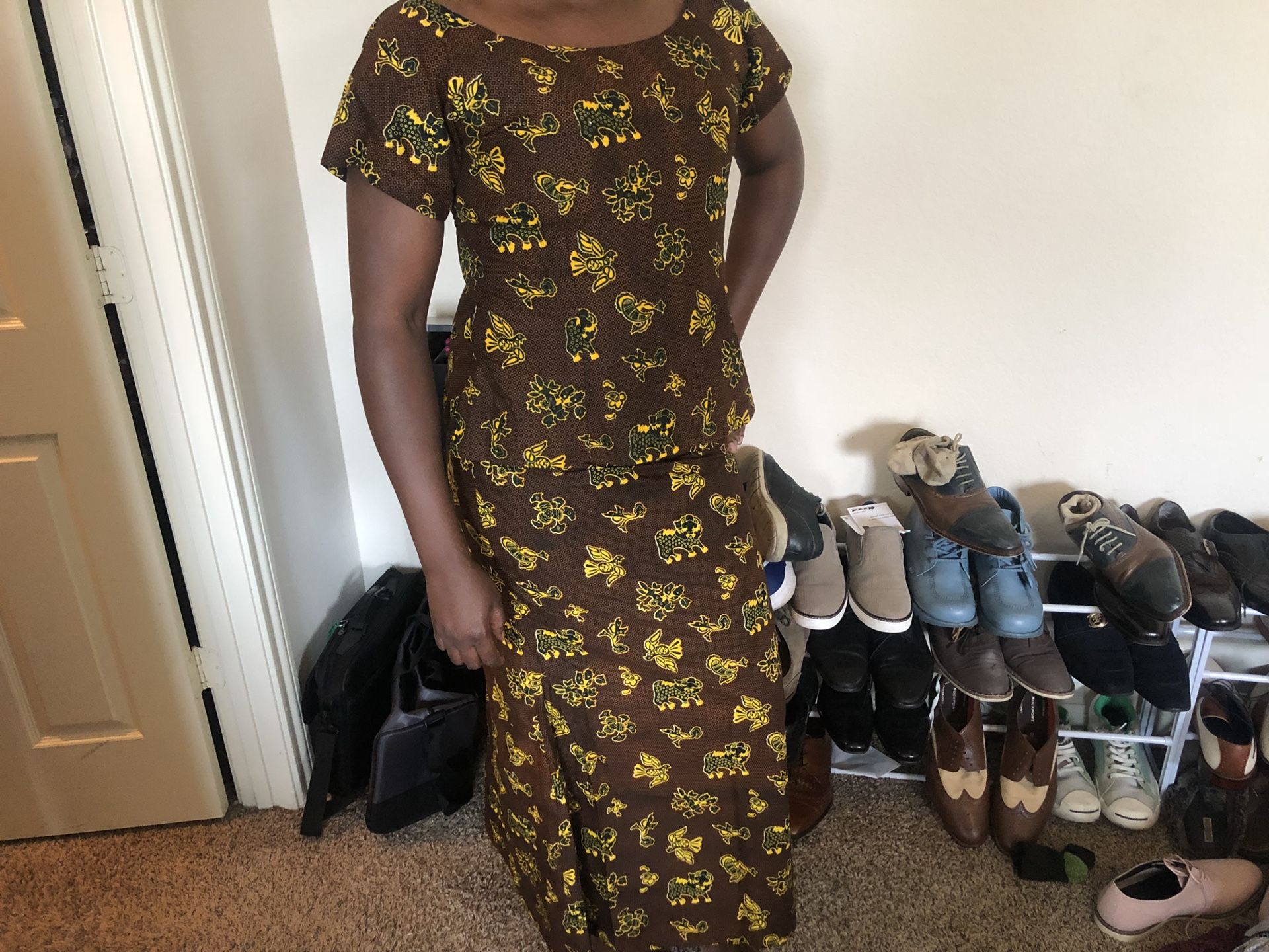 African formal outfit