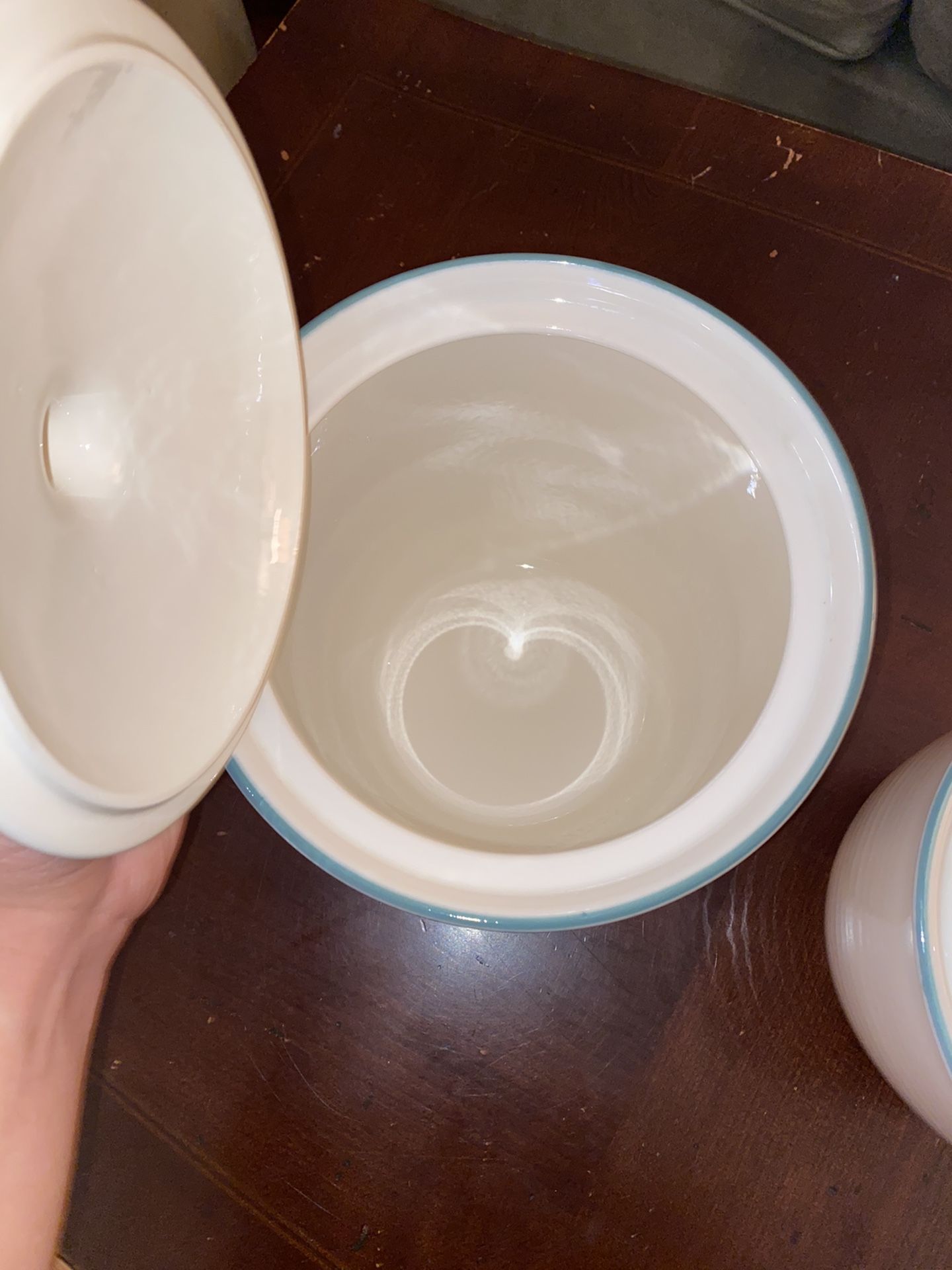 Juniper Pfaltzgraff full canister set of three