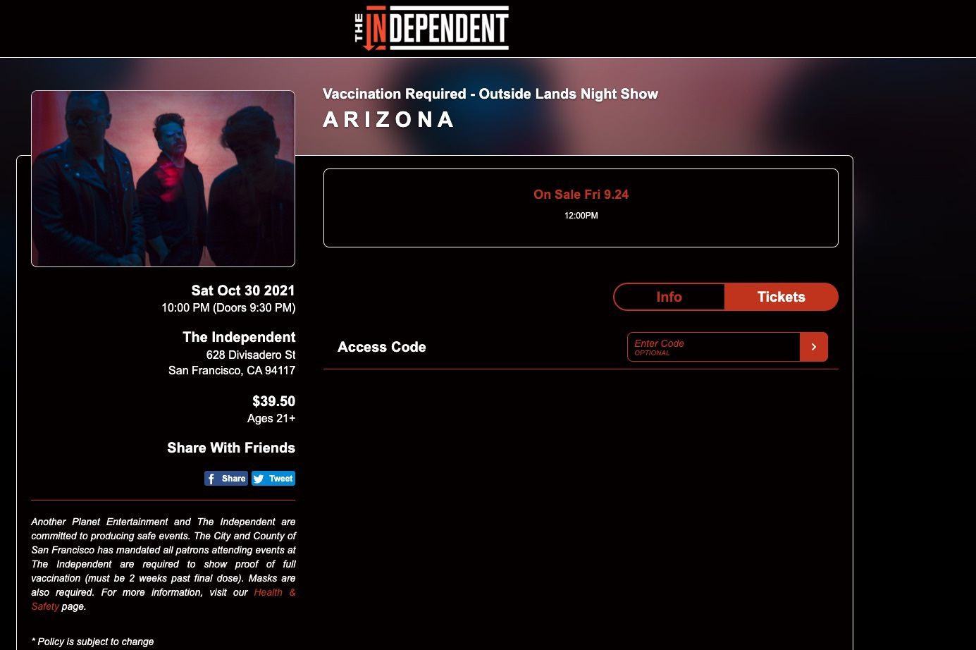 ARIZONAtickets