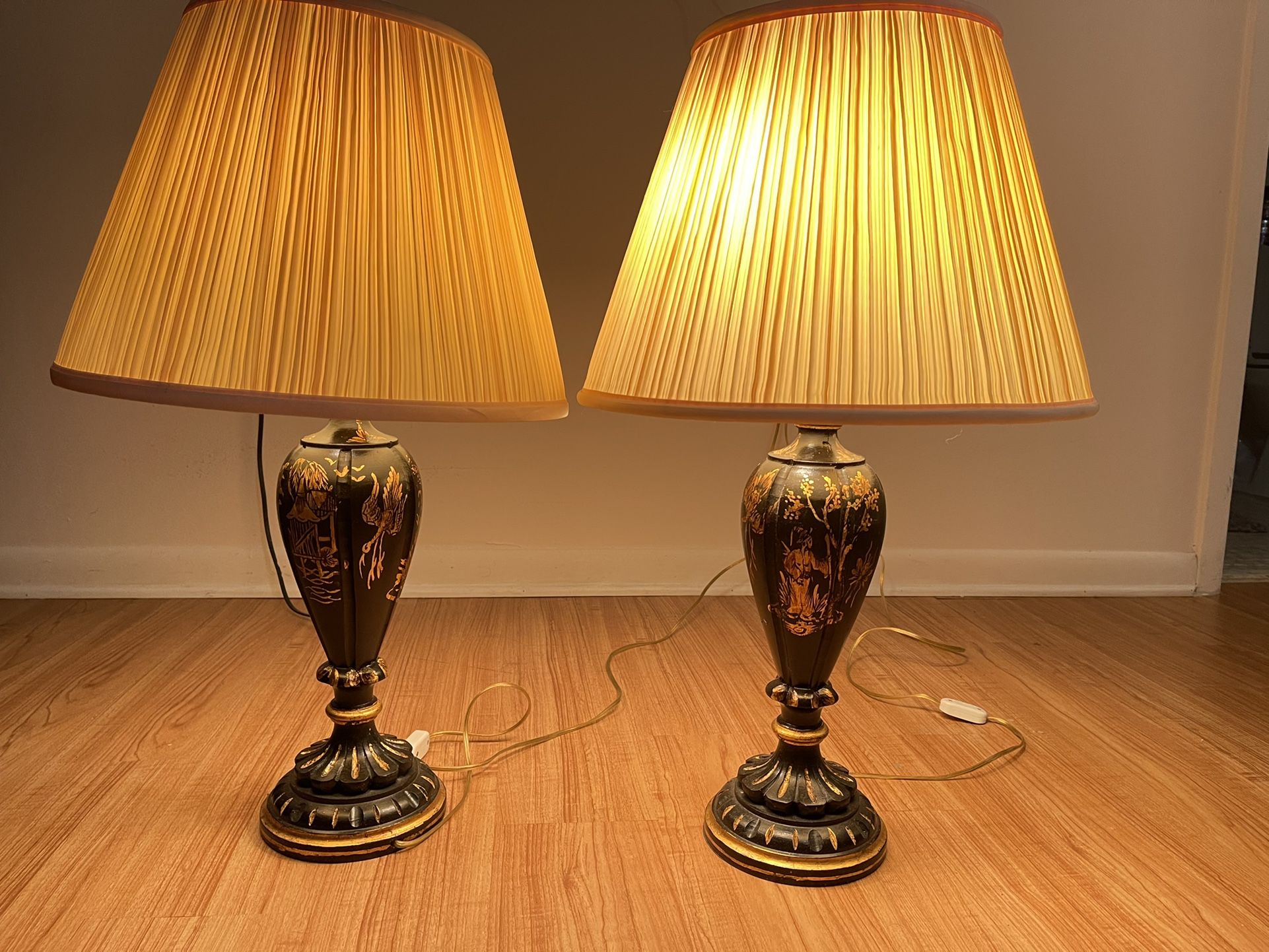 Antique japanese lamps