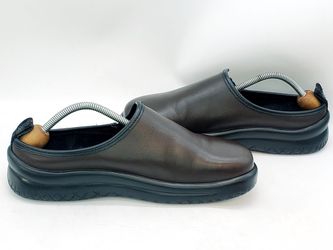 Tatami Birkenstock Slip On Clog Leather Shoes Closed Toe Sz Mens 7.5/Womens 9.5 Thumbnail