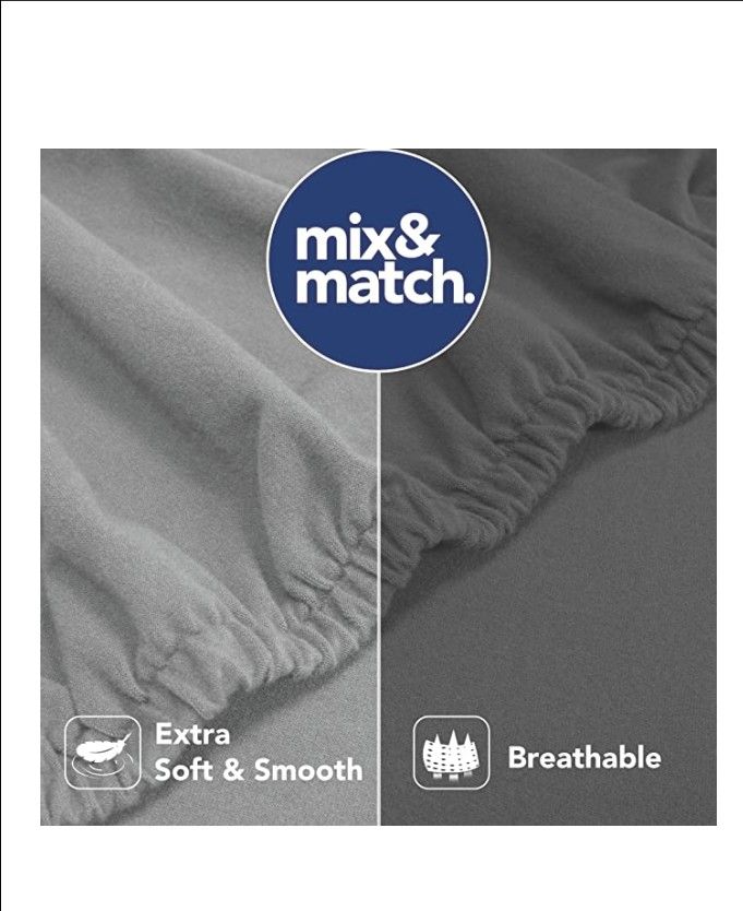 Mix & Match 4 Pieces Super Stretch Chair Couch Cover for 3 Cushion Slipcover