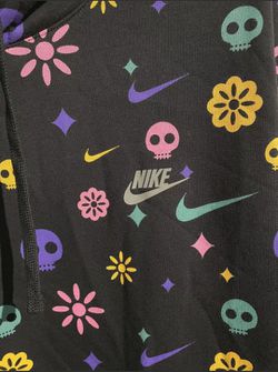 Nike NSW "Día De Los Muertos" “Day Of The Dead” Hoodie Size XL CU3516-010 NWT Thumbnail