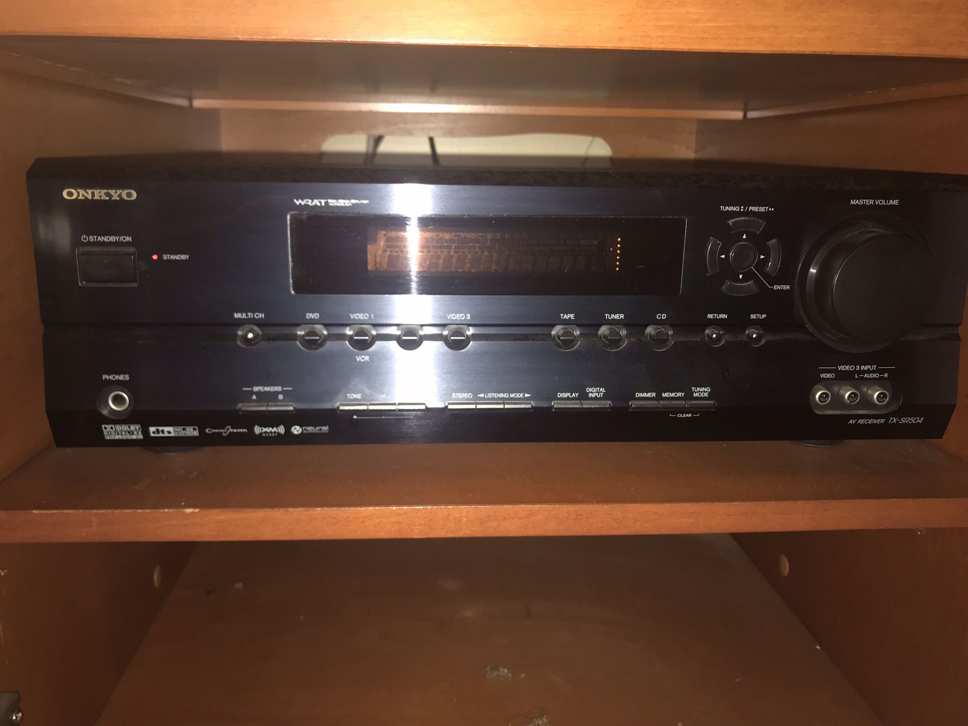 Onkyo 5.1 complete surround sound system five speakers 500 W powered sub
