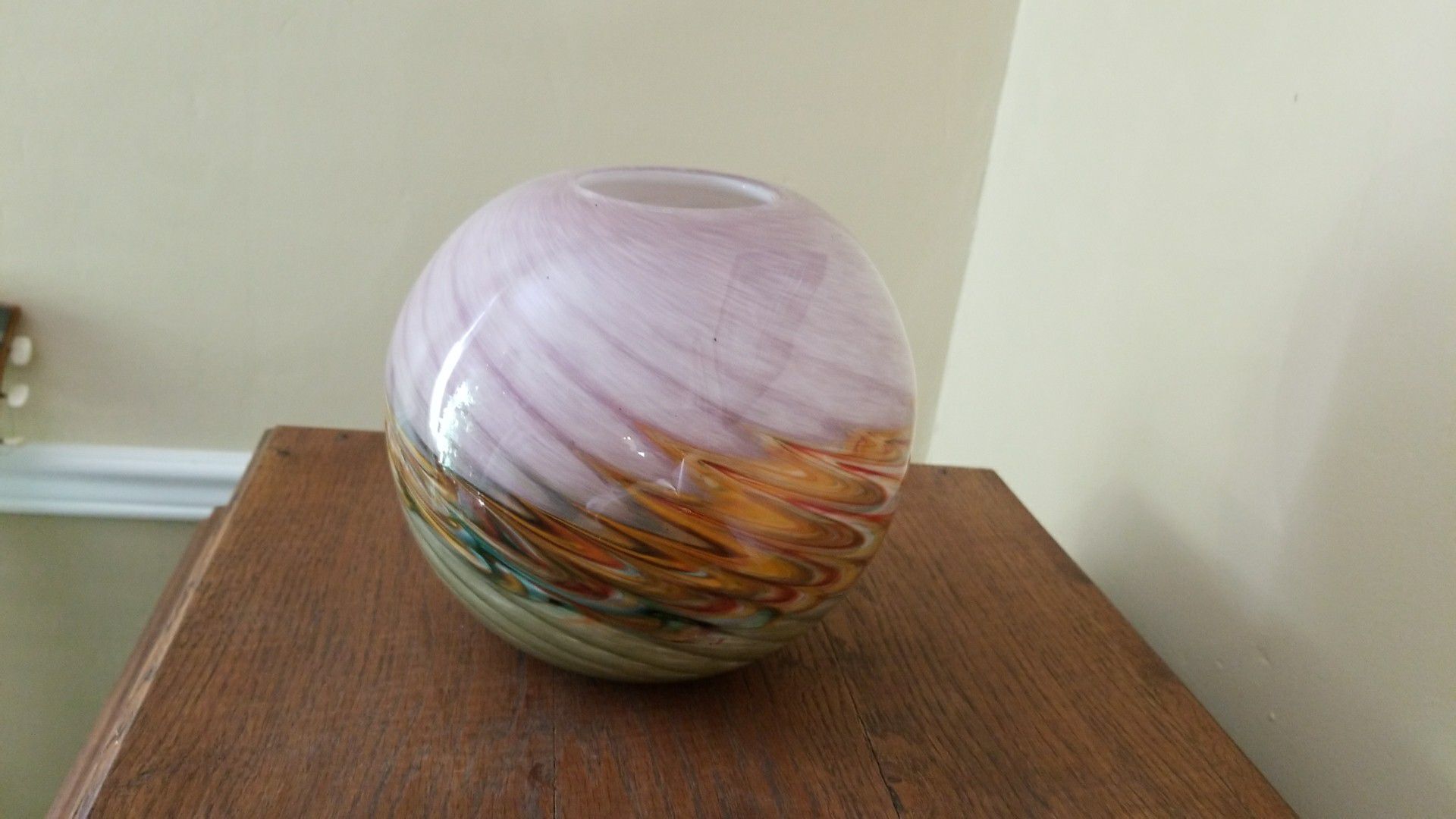 Glass Bubble Sphere vase