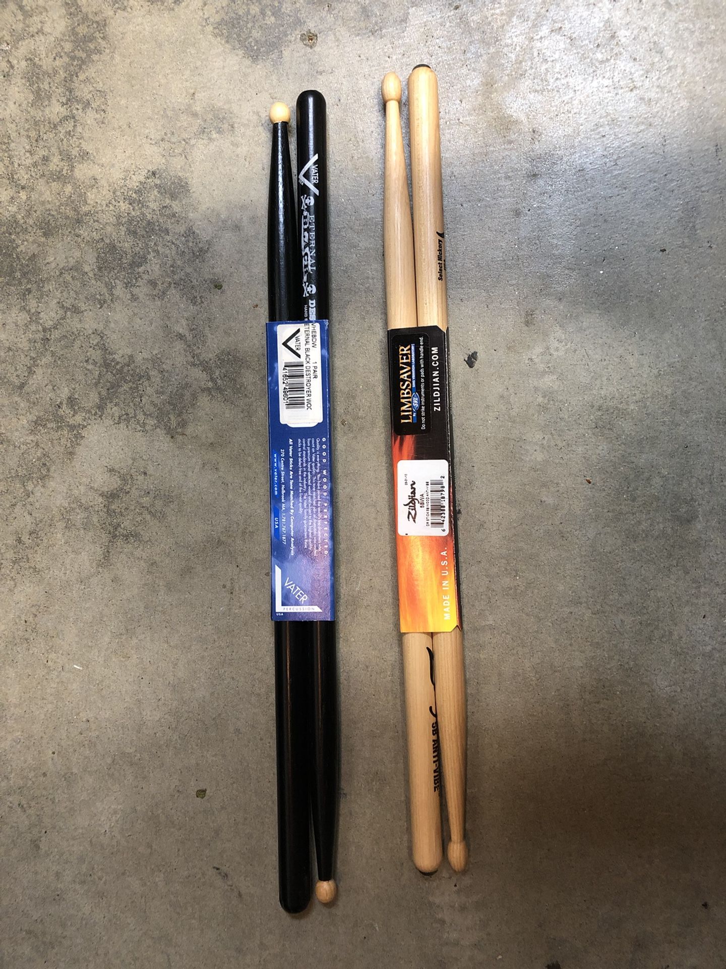 Brand New Drumsticks (Zildjian & Vater)