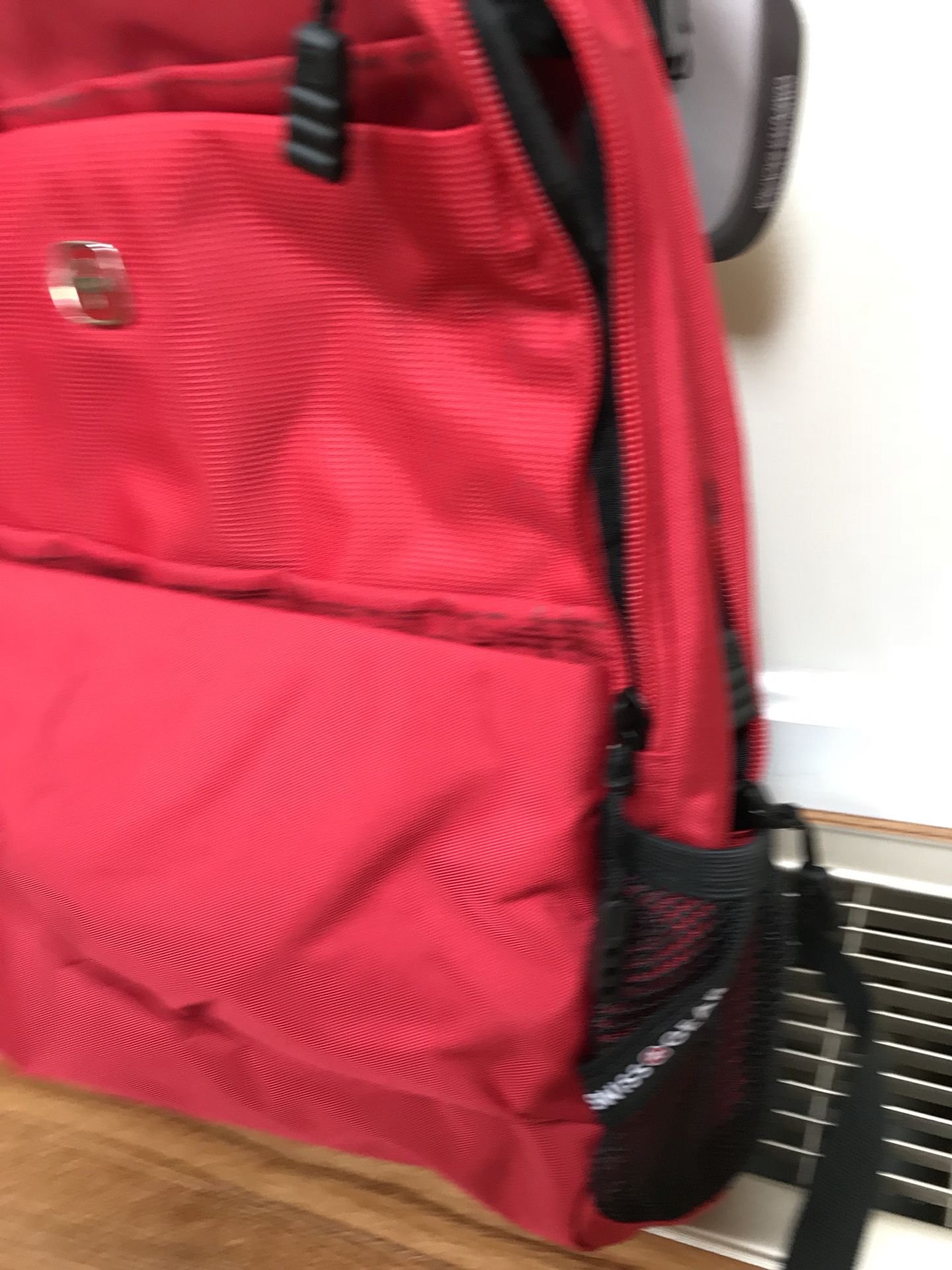 Swiss gear gray 15” laptop backpack (Red and Gray)