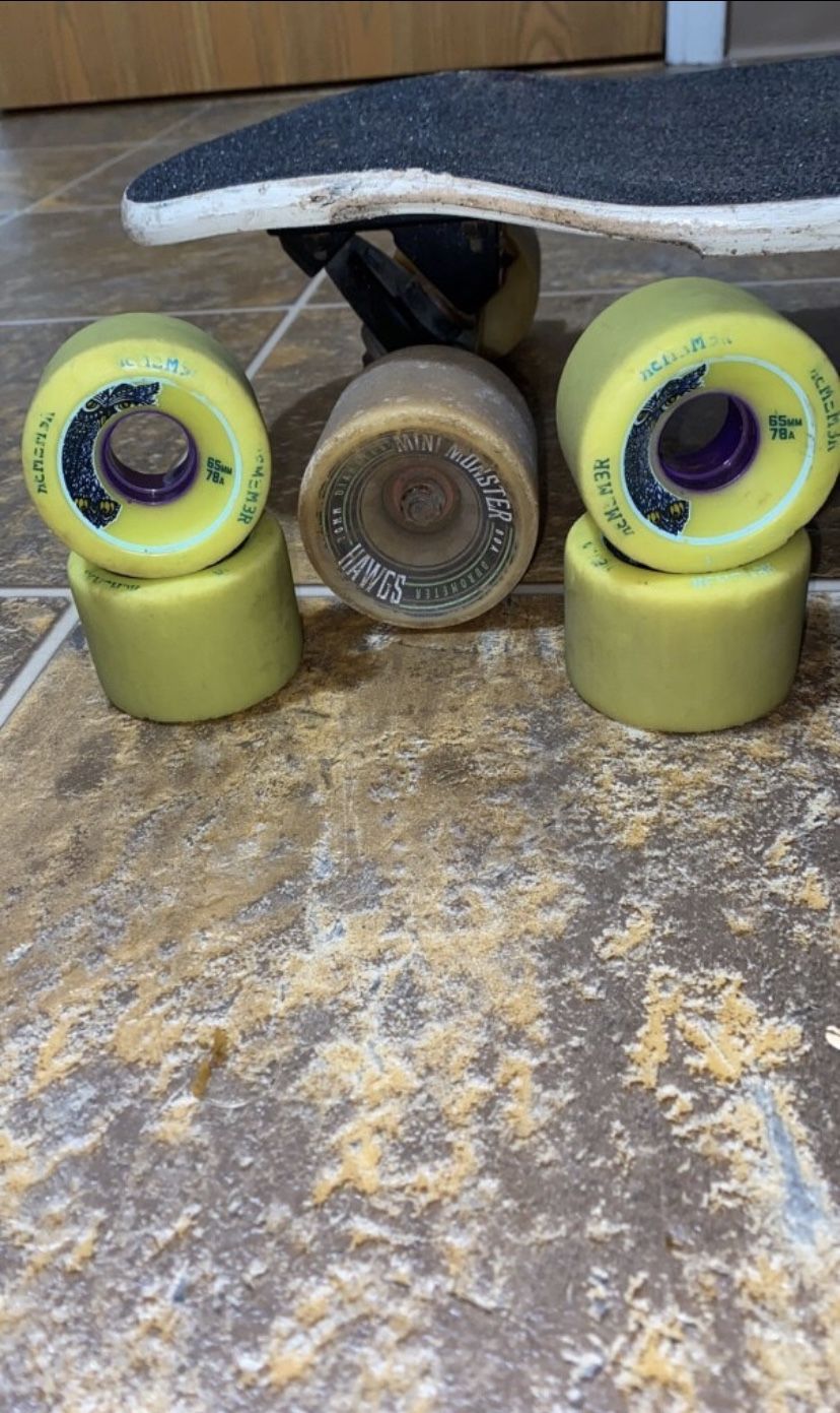 Prism theory professional sliding/downhill longboard + extra sliding wheels