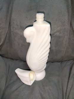 Vintage Avon Milk Glass Perfume Bottle  Thumbnail