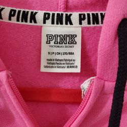 Victoria's Secret Pink Sweat Hood Size Small Thumbnail