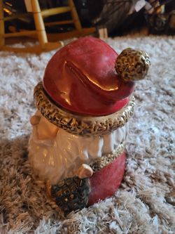Beautiful Santa cookie jar Thumbnail