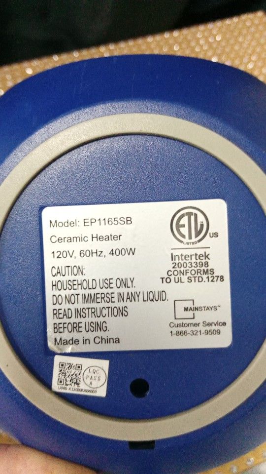 Heater/Fan
