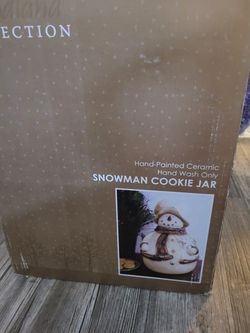 Snowman Cookie Jar Thumbnail