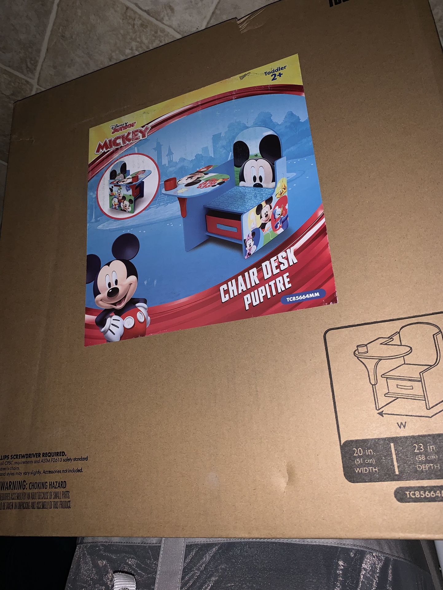 mickey mouse chair desk