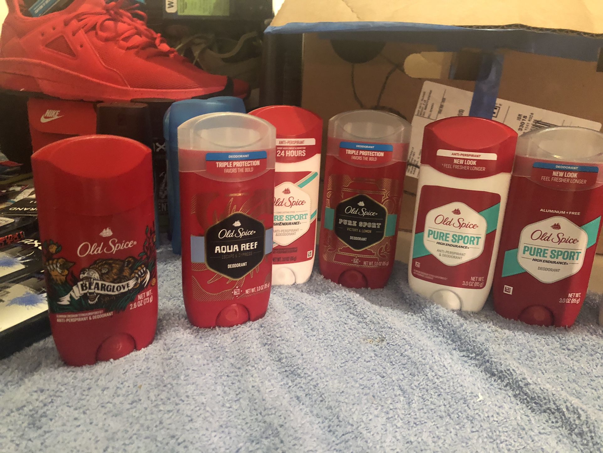 Old Spice ,dove Men+care , Degree And Gillette Deodorant 