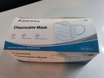 Disposable face masks Thumbnail