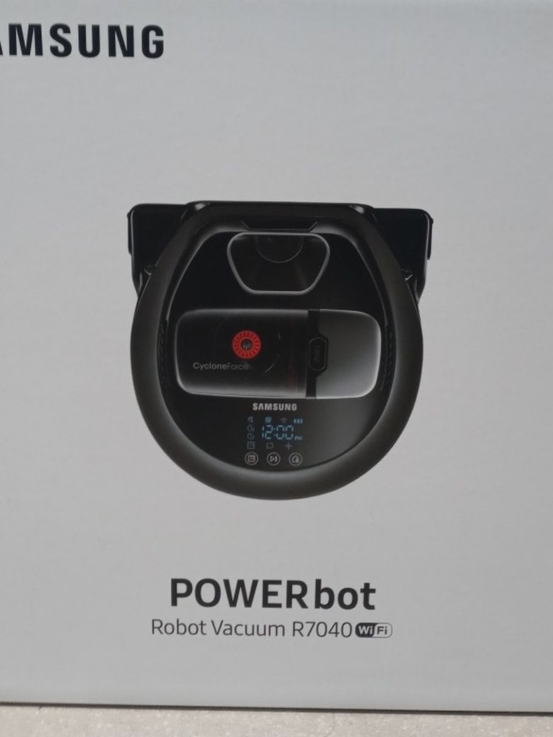 Samsung - Powerbot - Robot Vacuum R7040 Wifi - 20x More Powerful Suction, Edge Clean Master, Fullview Sensor 2.0, Visionary Mapping Plus