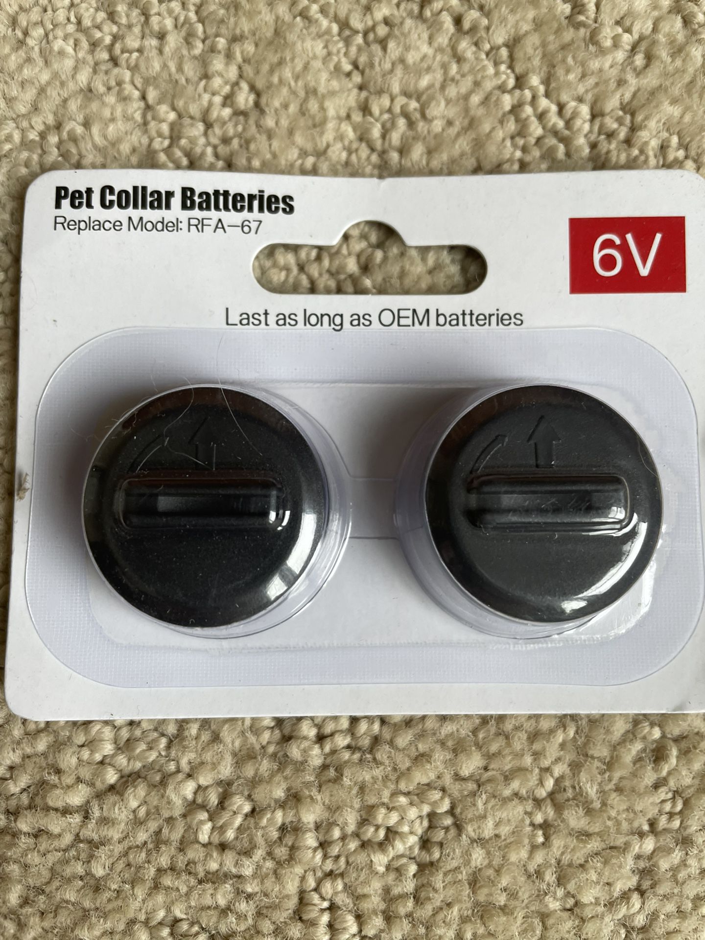 PetSafe Pet Collar Batteries RFA-67 6V Qty. 12