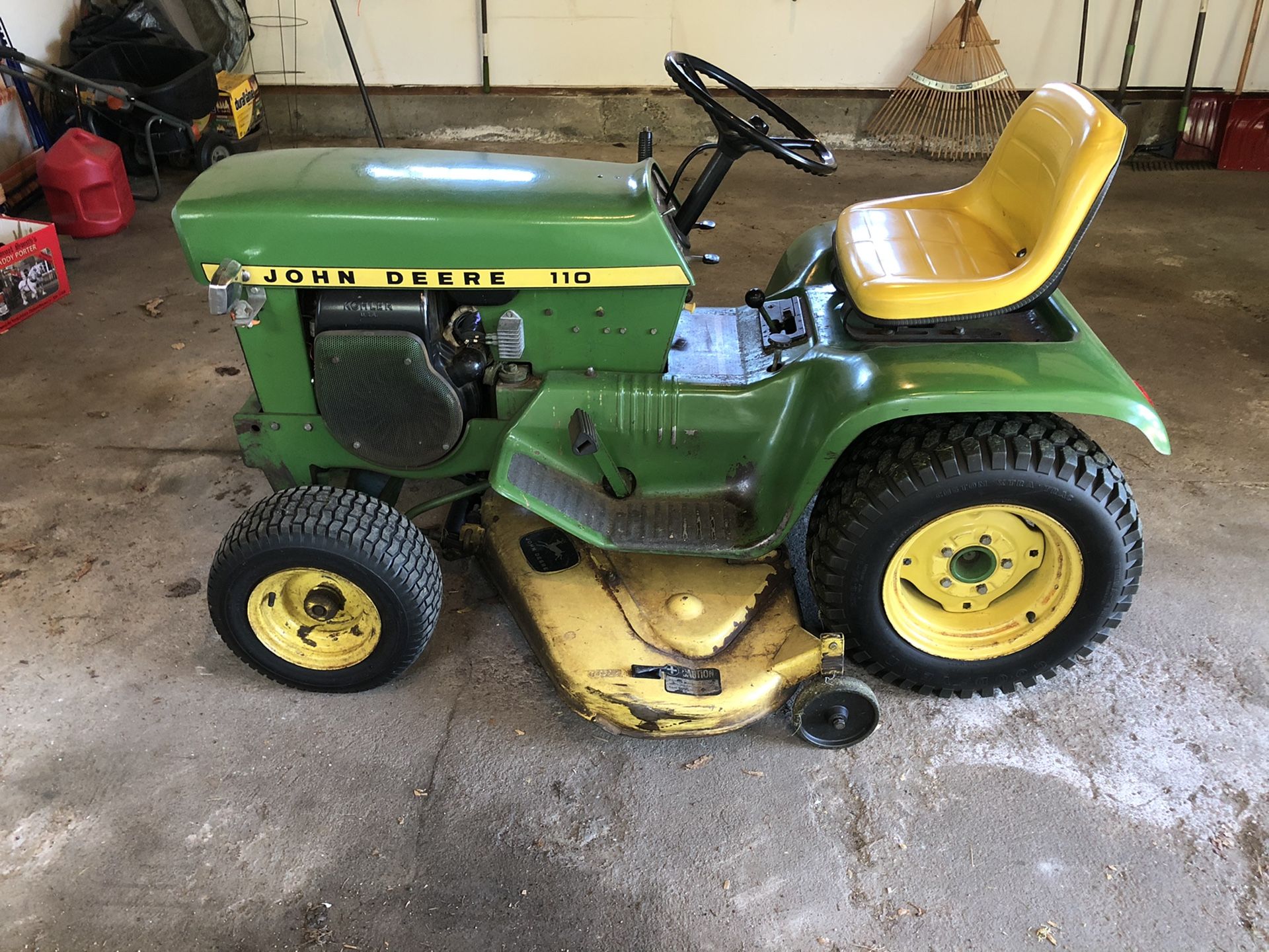 1974 John Deere 110 Lawn Tractor (Used) for Sale in Westfield, MA OfferUp