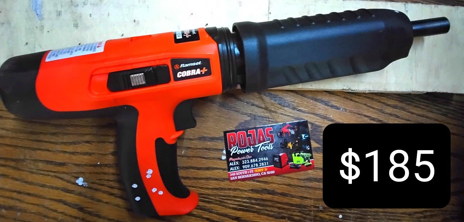 RAMSET COBRA + 0.27 CALIBER SEMI-AUTOMATIC POWDER ACTUATED TOOL WITH SILENCER ( TOOL-ONLY)
