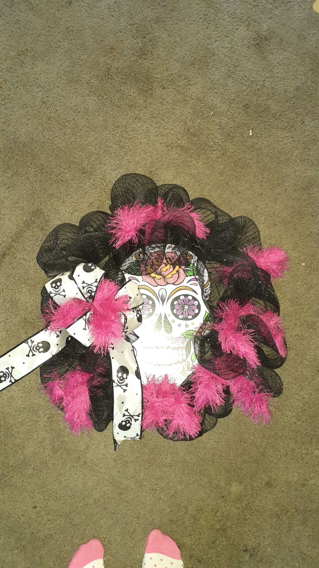 Deco mesh wreaths