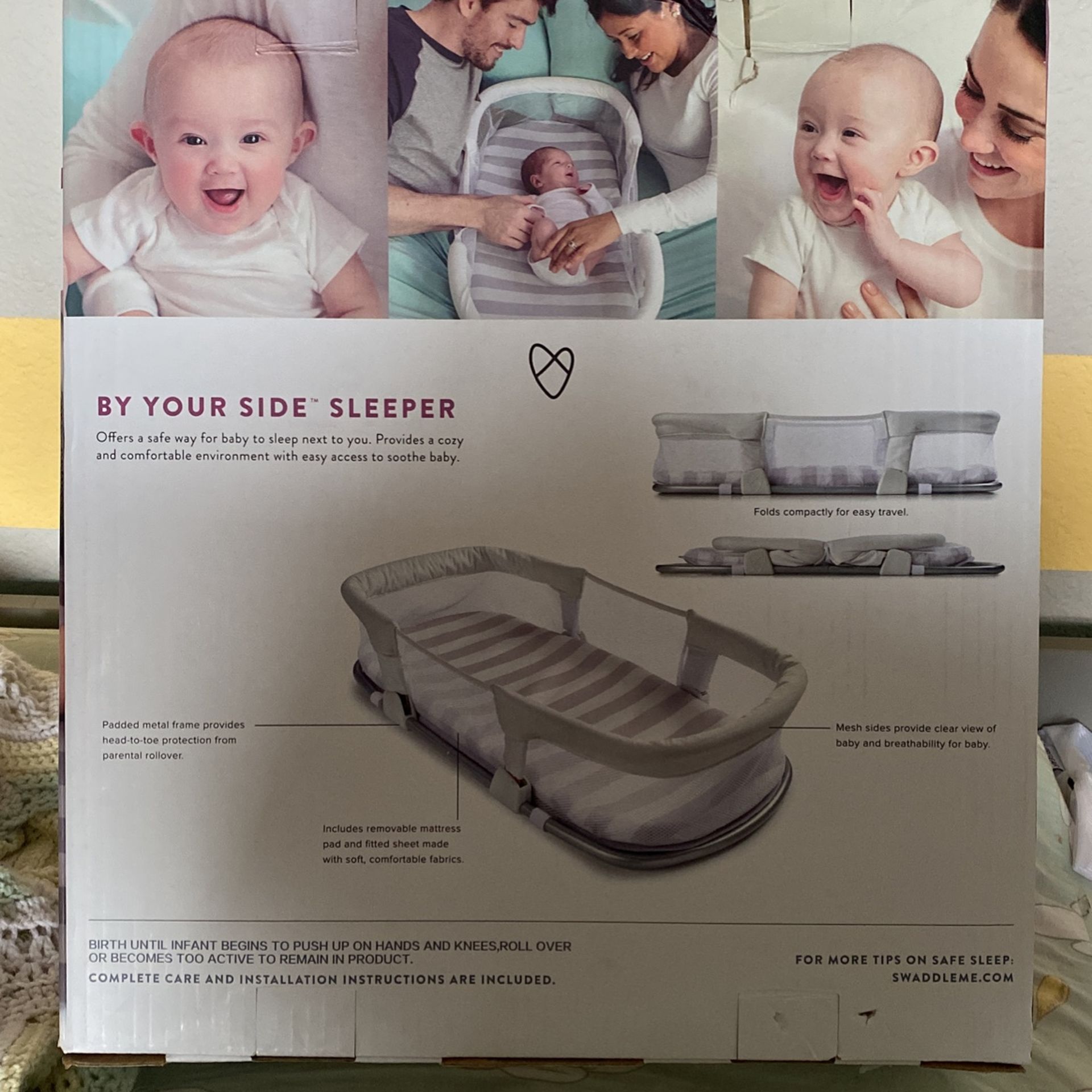Swaddle Me By Your Side Sleeper