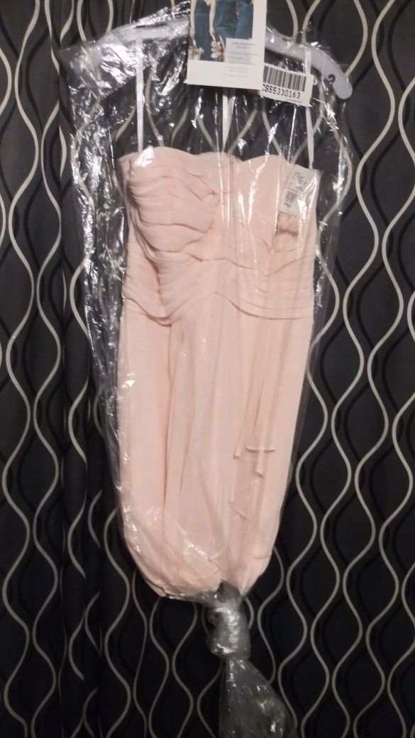 Petal pink strapless dress $50 obo