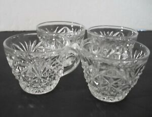 Glass tea cups.