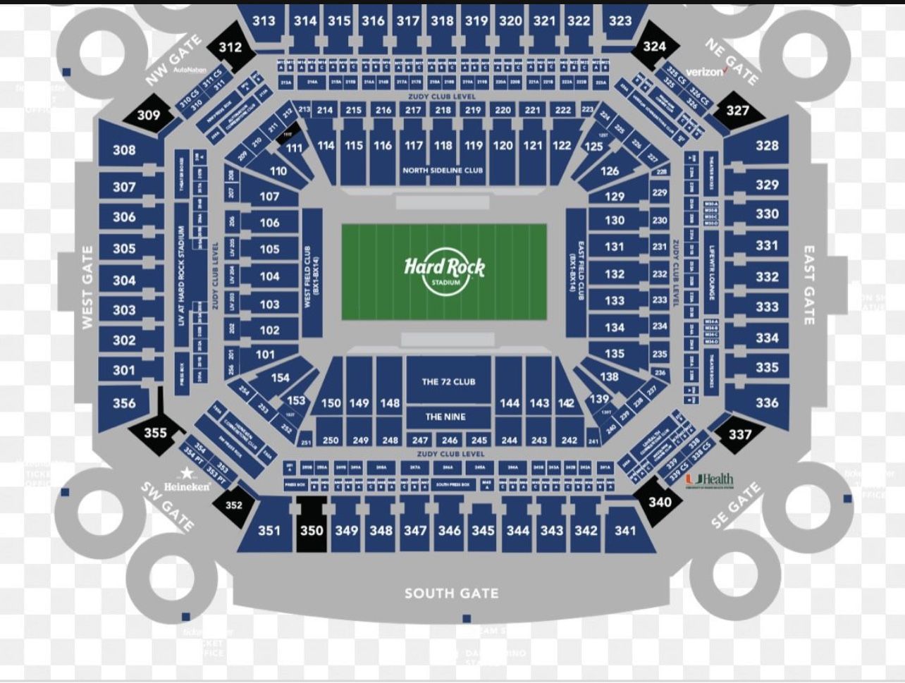 Miami Dolphins 4 Tickets $40each With Free Parking
