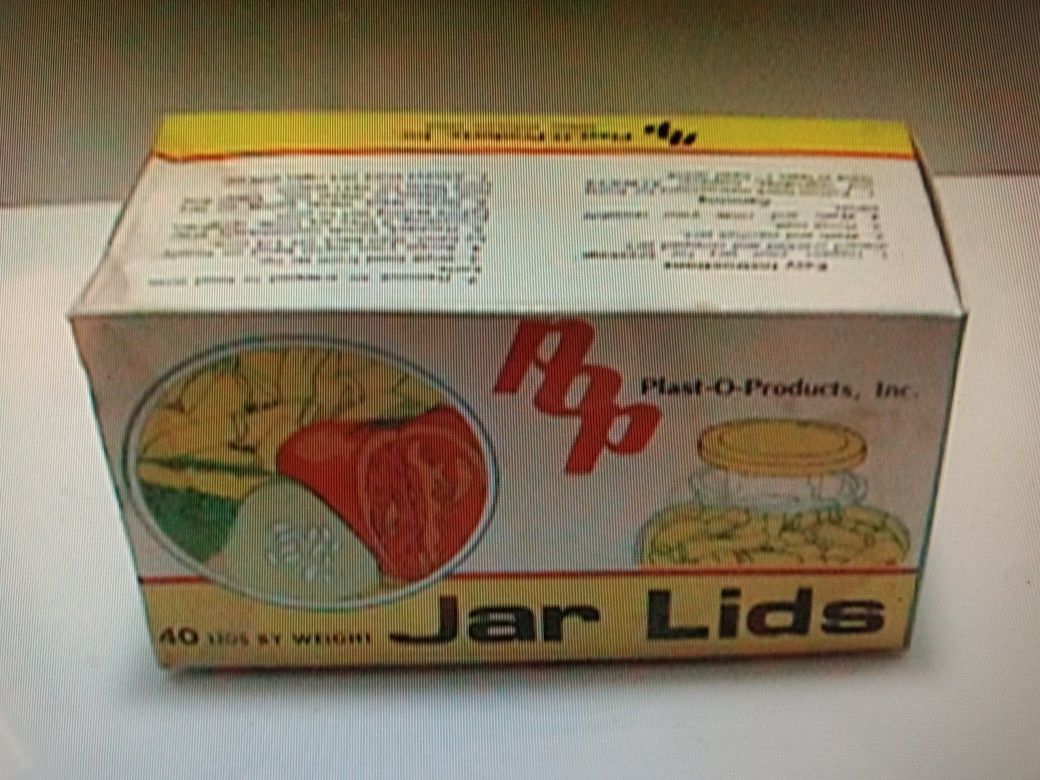 POP (Plast-O-Products) Canning Jar Lids-NEW (40 per box)