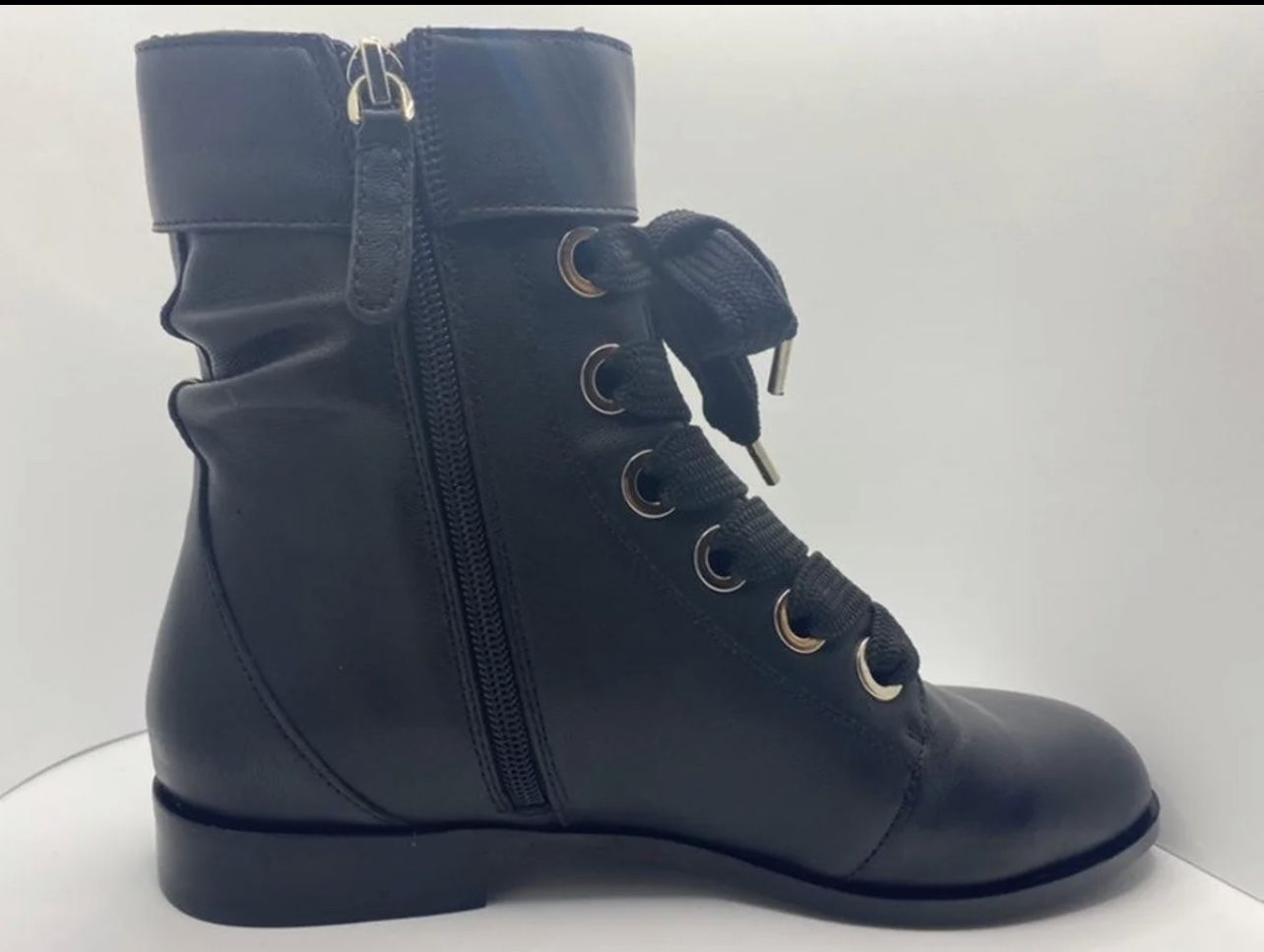 Kate Spade Ruby Leather Combat Boots