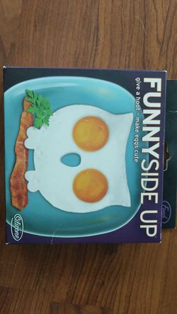 Fun silicone egg frame - Owl Thumbnail