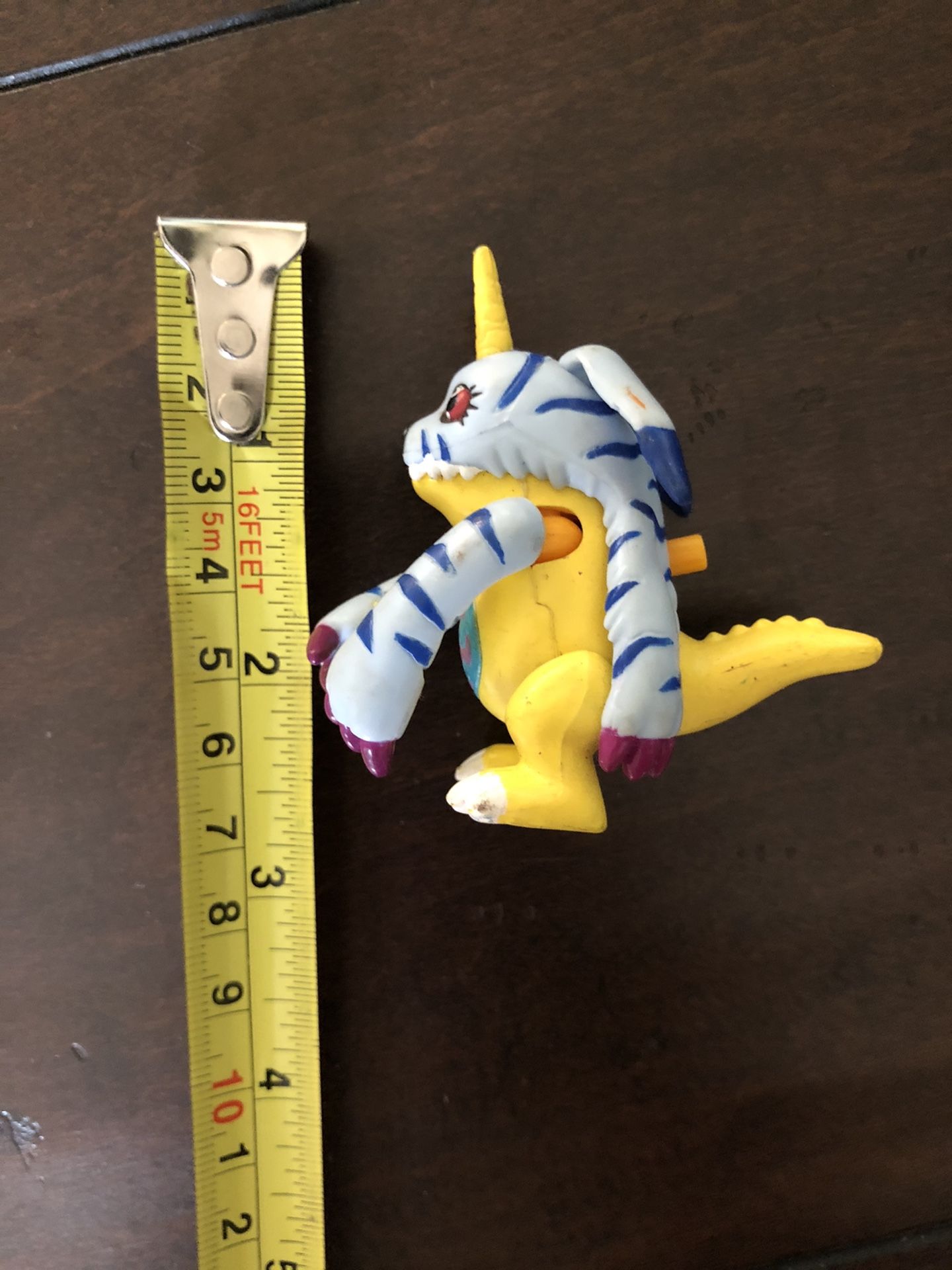 Vintage 1999 Bandai Digital Digimon Monster Gabumon Figure Moving Arms