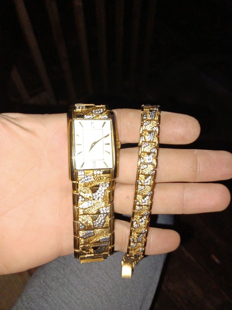 Mens Watch With Matching Bracelet