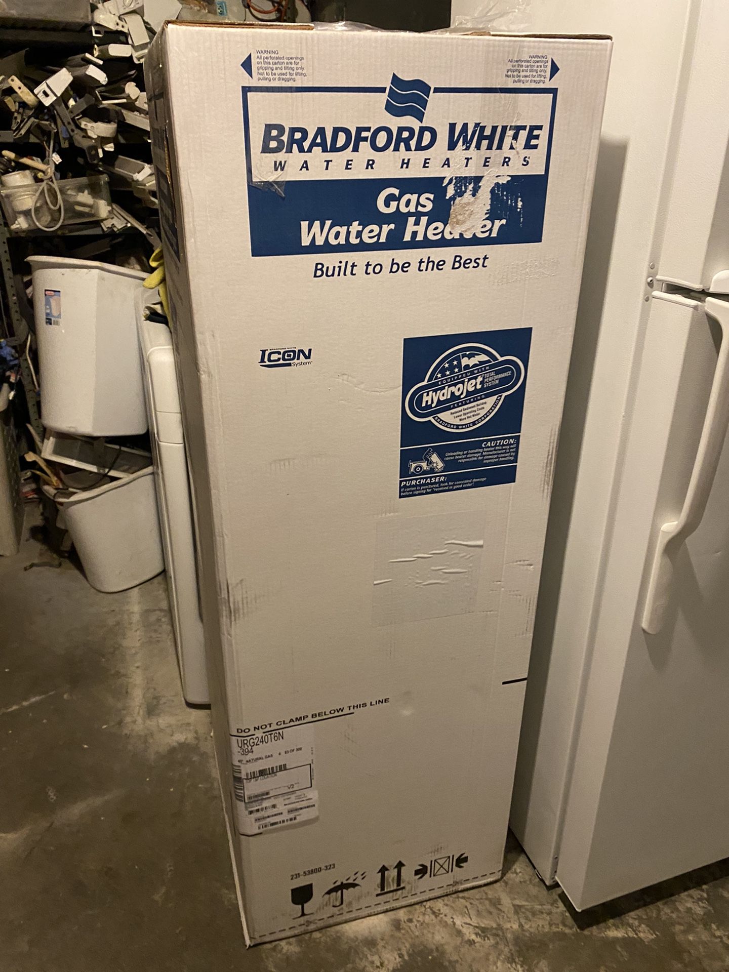 Water Heater Gas Natural 40 Gallon Newin Bok Never Open